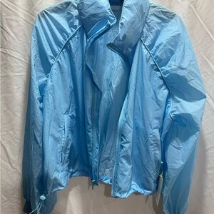All in Motion Light Blue Bomber Jacket